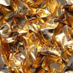 seamless Seamless 3D PBR Texture of Crumpled Glossy Foil in Gold and Silver texture 8k free download PBR