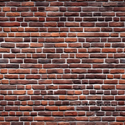 Cracked Red Brick Wall Seamless Texture with Rough Surface Detail seamless Brick PBR texture