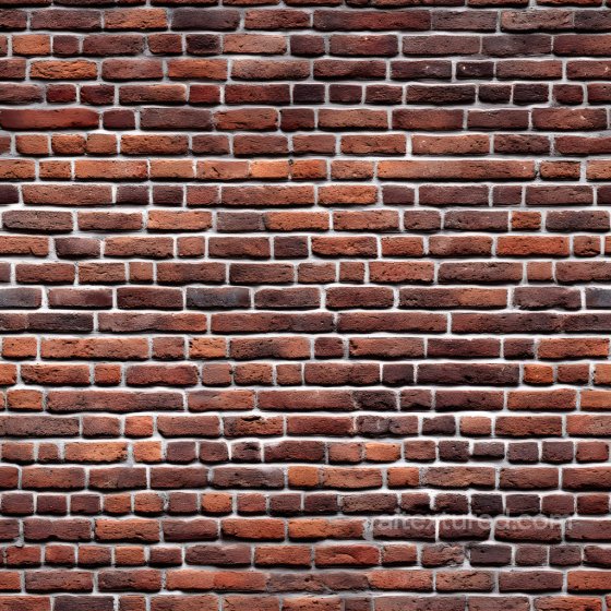 Cracked Red Brick Wall Seamless Texture with Rough Surface Detail Brick texture preview