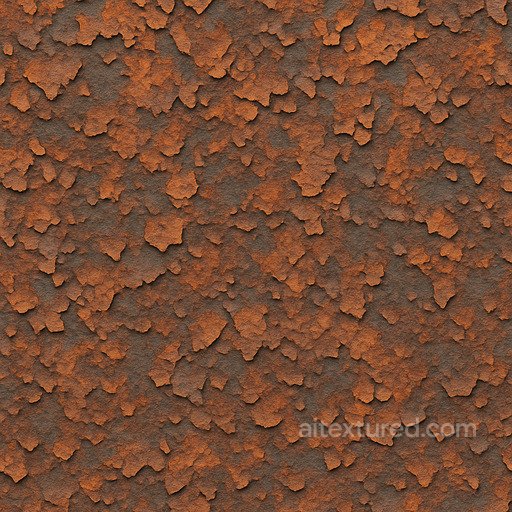 Weathered Rust Flakes Seamless Texture seamless Rust PBR texture