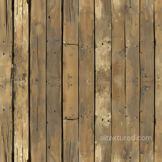 Weathered Wood Planks Seamless Texture with Knots and Scratches Wood texture preview
