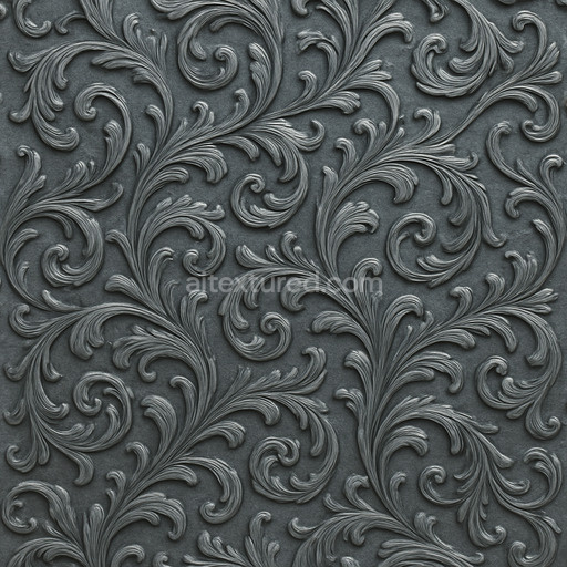 Ornate Titanium Texture Seamless 1024X1024