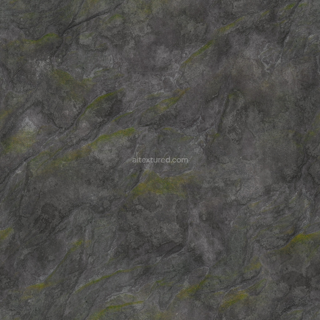 Seamless PBR rock texture with natural details
