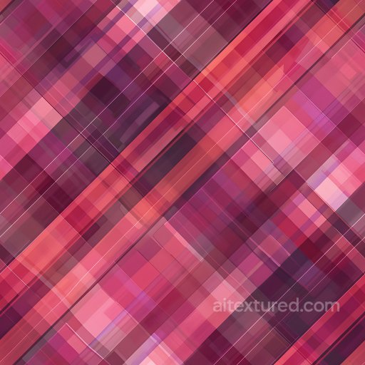 Seamless 3D PBR Texture Featuring Abstract Red Plaid Pattern texture preview