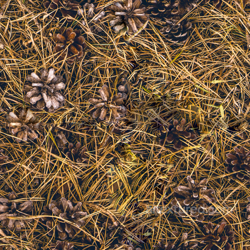High-Quality Seamless Forest Ground Texture seamless Ground surface PBR texture
