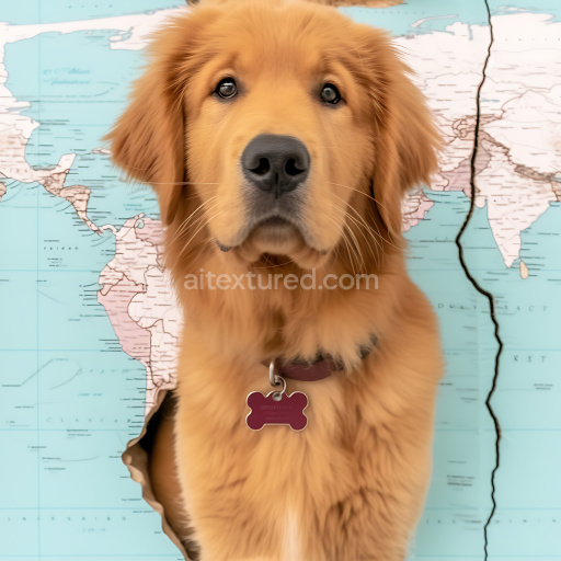 Seamless 3D Cracked and Holed Painted Wall PBR Texture with Earth Tones