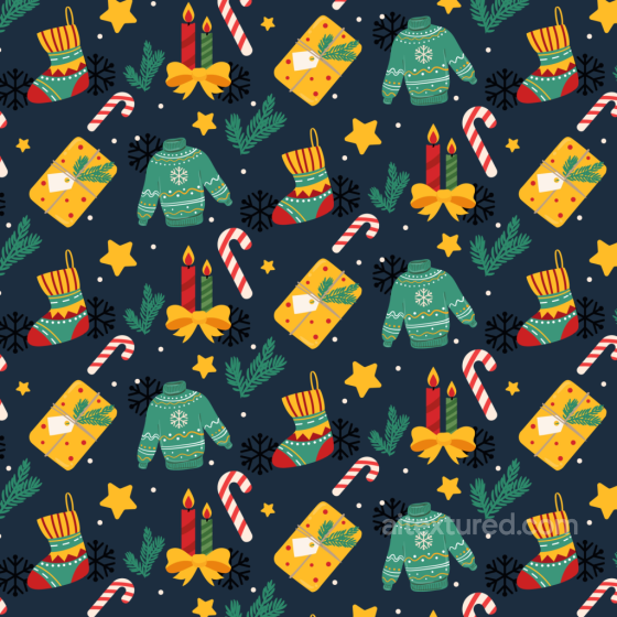 Featuring Colorful Christmas Digital Paper Pattern All Christmas Digital paper texture preview