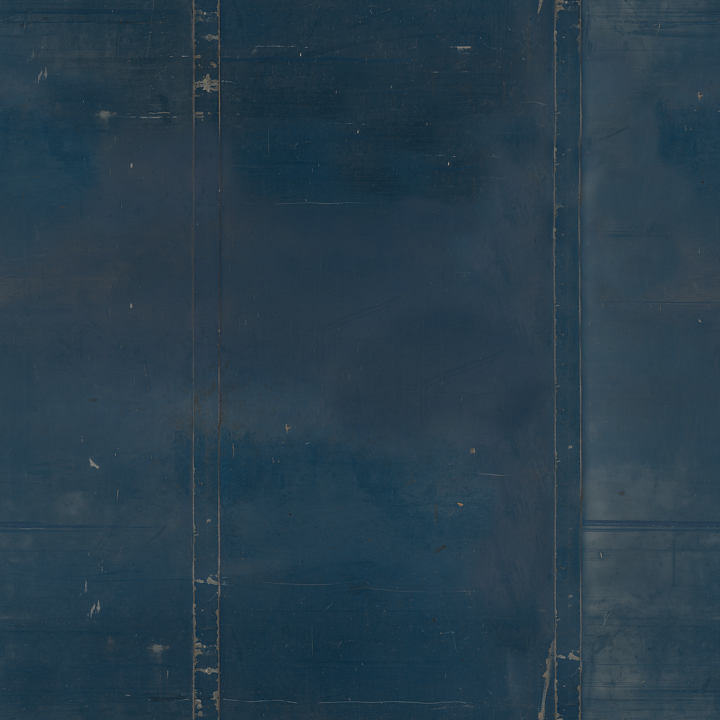 Blue Metal Plate seamless PBR texture preview