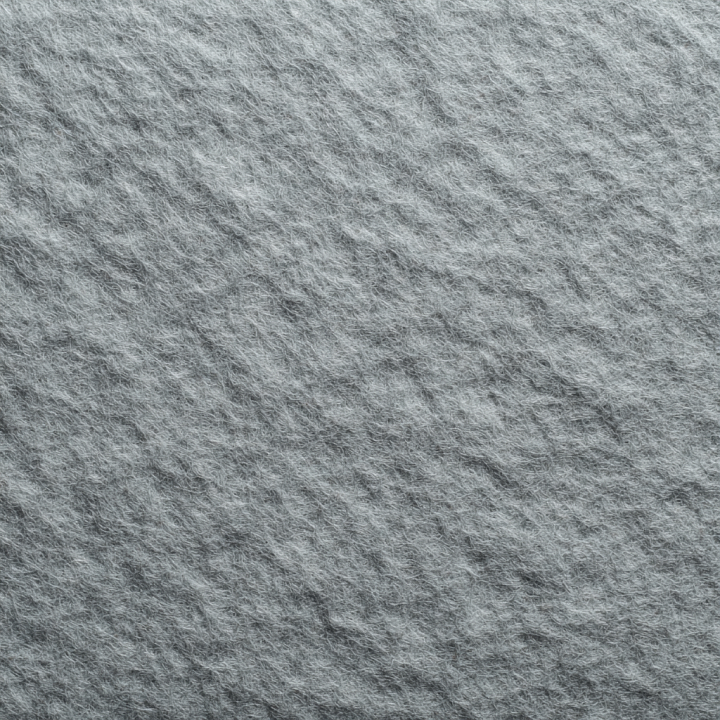 Felt Featuring Soft, Dense Gray Wool Fibers seamless PBR texture preview
