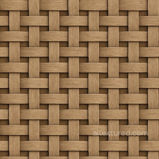 Basket Weave Interlaced Bands seamless Patterns PBR texture