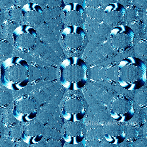 Seamless Blue Glass Bubble 3D PBR Texture seamless Glass PBR texture