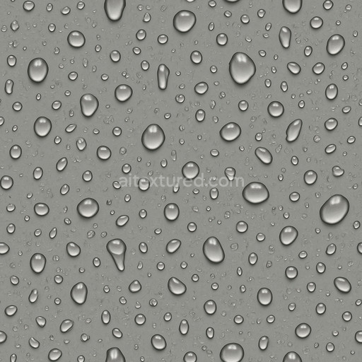 Photorealistic Raindrop Seamless Texture