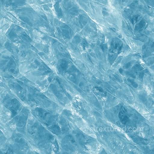 Shiny Glacier Ice Seamless Texture seamless Snow-ice PBR texture