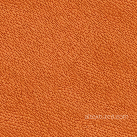 Pebbled Orange Leather PBR Texture with Rich Grain Detail Leather texture preview