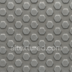 seamless Seamless 3d texture pbr 8k tactile plate hexagonal bumps on stainless steel sheet texture 8k free download PBR