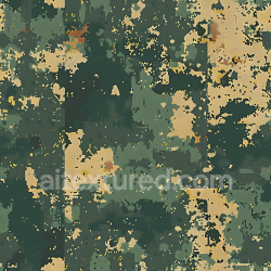 seamless Seamless 3D PBR Woodland Digital Camouflage Fabric Texture with Organic Pixel Pattern texture 8k free download PBR