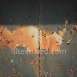 seamless Seamless 3D Rusty Metal PBR Texture Featuring Peeling Orange Paint and Corrosion texture 8k free download PBR