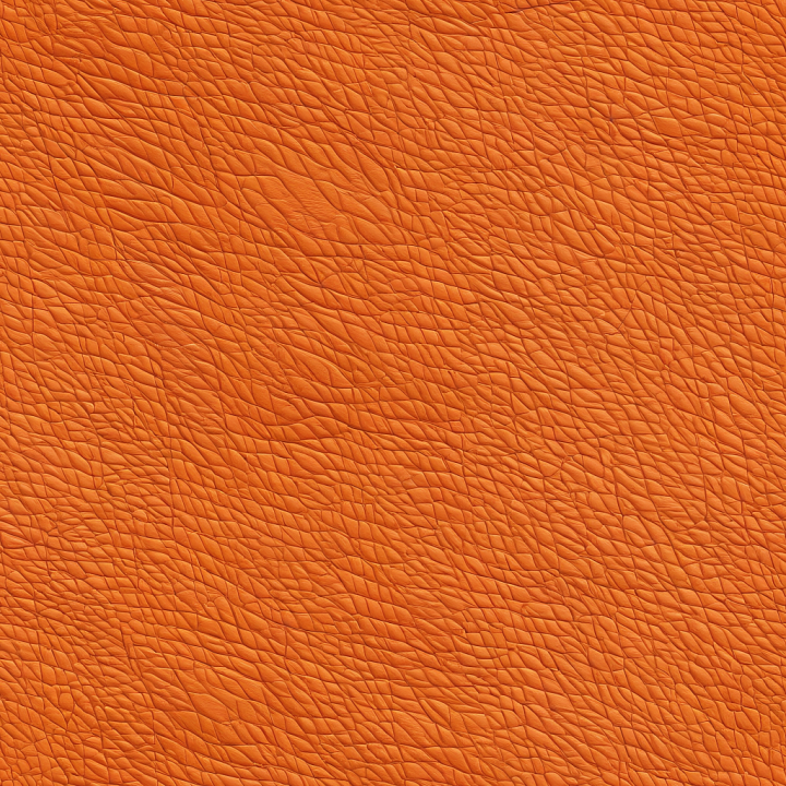 Orange Pebbled Leather with Detailed Grain Pattern seamless PBR texture preview