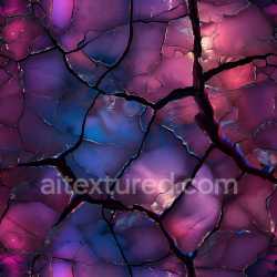seamless Seamless 3D Cracked Paint PBR Texture Featuring Vibrant Purple and Blue Shattered Surface texture 8k free download PBR