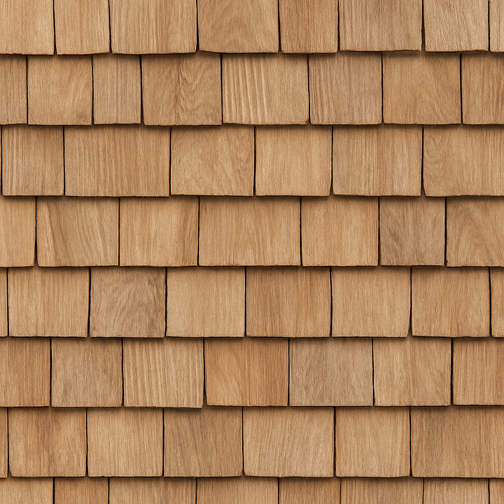 Natural Shingle Roof seamless PBR texture preview