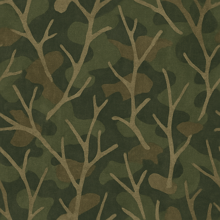 Twig Pattern Ripstop Fabric Camouflage seamless PBR texture preview