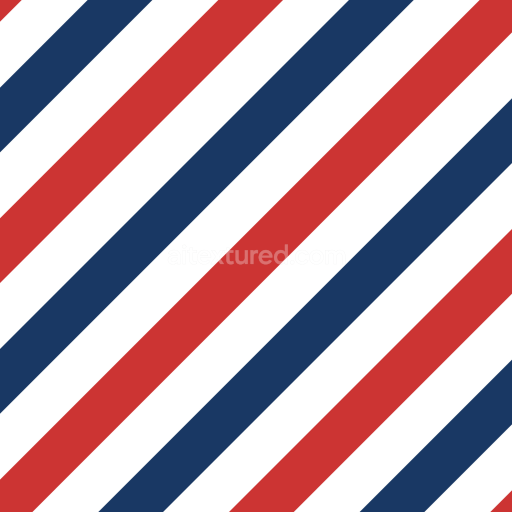 Seamless 3D PBR Texture of Diagonal Red and Blue Watercolor Stripes