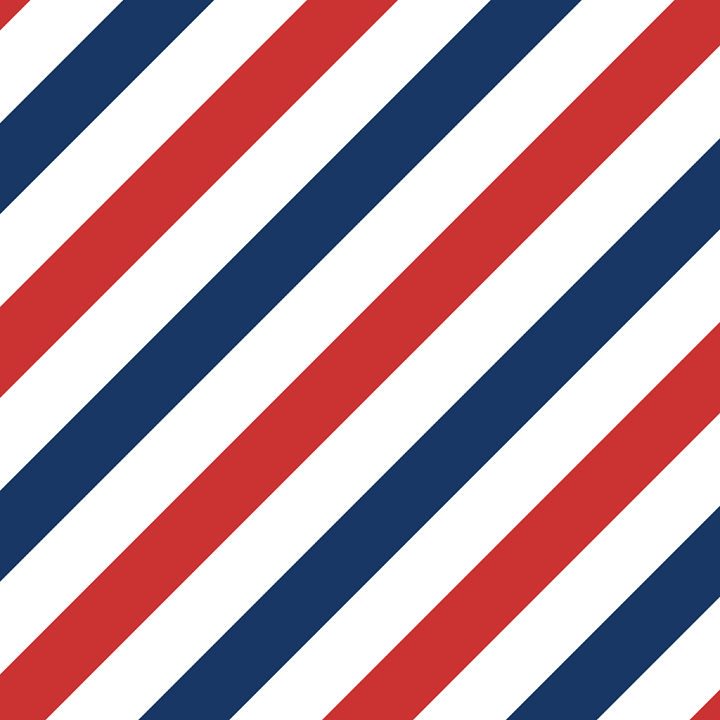Diagonal Red and Blue Watercolor Stripes seamless PBR texture preview