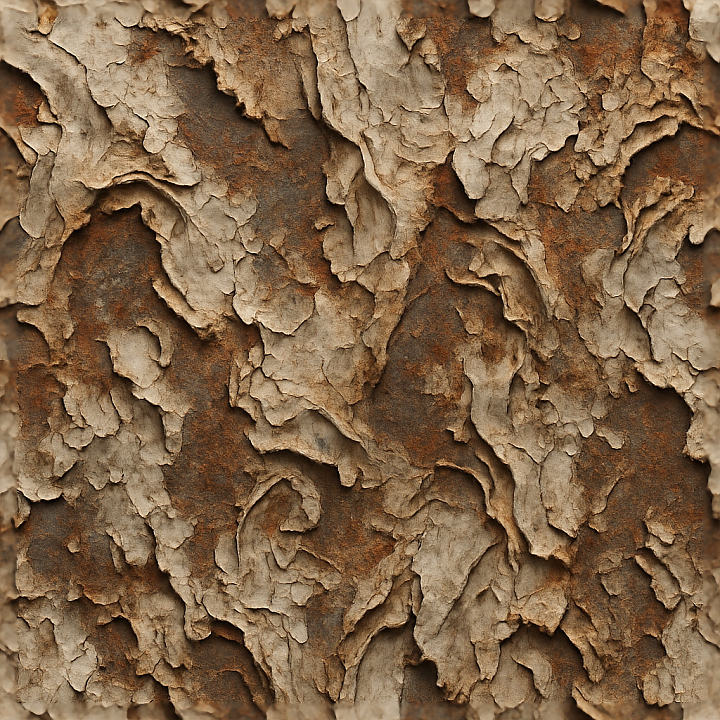 Corroded Peeling Weathered Distorted Warped Twisted Folded Crumpled Gru… seamless PBR texture preview