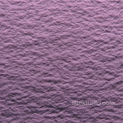 Felt PBR Texture Featuring Dense, Soft Lilac Fibers with Subtle Nap seamless Felt PBR texture