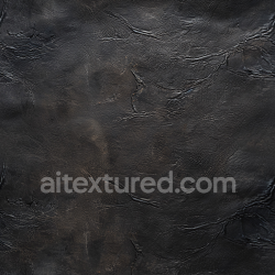 seamless Seamless 3D Distressed Black Leather PBR Texture with Natural Wrinkles texture 8k free download PBR