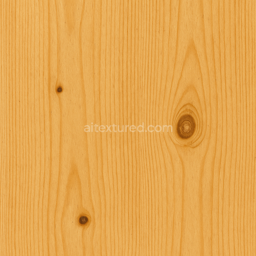 Seamless 3d texture pbr 8k pine wood with rustic wood finish and knotted wood grain