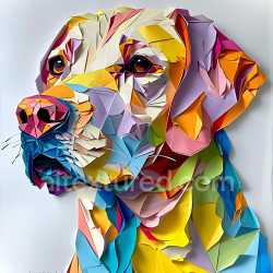 seamless Seamless 3D PBR Texture Featuring Multicolored Chesapeake Bay Retriever Fur Design texture 8k free download PBR