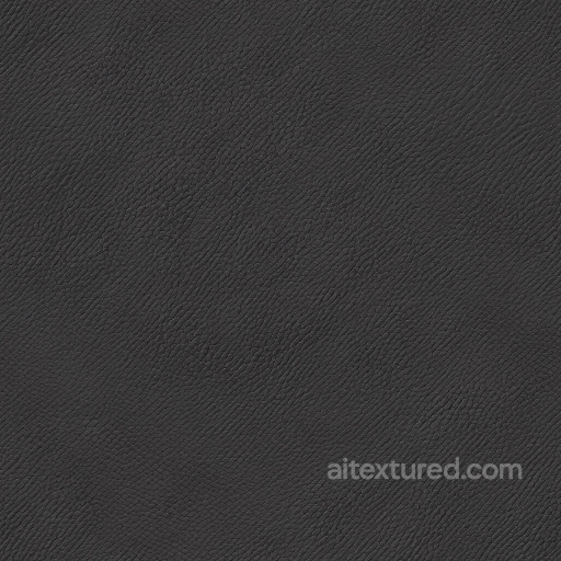 Black Pebbled Leather PBR Texture with Fine Grain and Matte Finish seamless Leather PBR texture