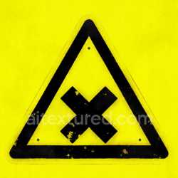 seamless Sign Warning Yellow Black Triangle Symbol Graphic Texture Pbr Seamless texture 8k free download PBR