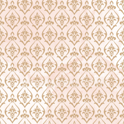 seamless Seamless 3D PBR Retro Paisley Fabric Texture with Beige and Gold Pattern texture 8k free download PBR