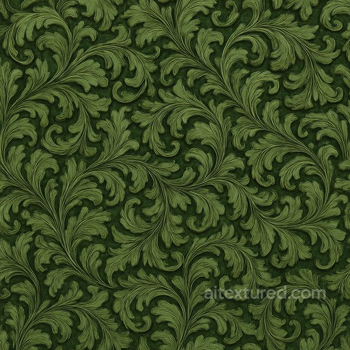 Ornate Dense Foliage Seamless Texture seamless Foliage PBR texture