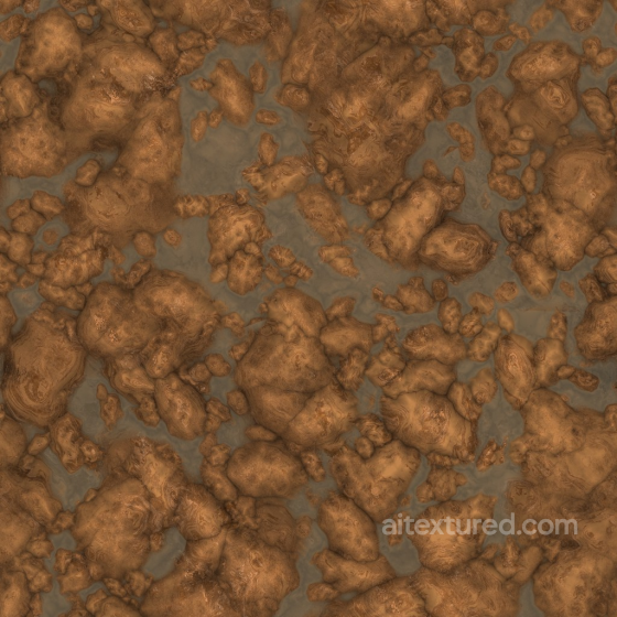 Archviz Dirt Floor Ground Path Rocks Substance - Seamless PBR Texture Ground surface texture preview