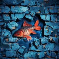 seamless Seamless 3D Cracked Blue Paint Surface PBR Texture with Fragmented Peel texture 8k free download PBR