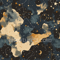 seamless Seamless 3D constellation camouflage PBR texture with starry night cosmic pattern texture 8k free download PBR