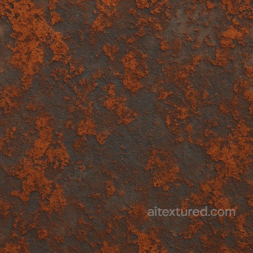 Stylized Corroded Steel Seamless Texture seamless Rust PBR texture