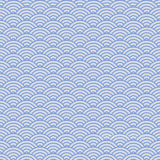 Paper Texture with Japanese Wave Pattern | Free PBR Paper texture preview
