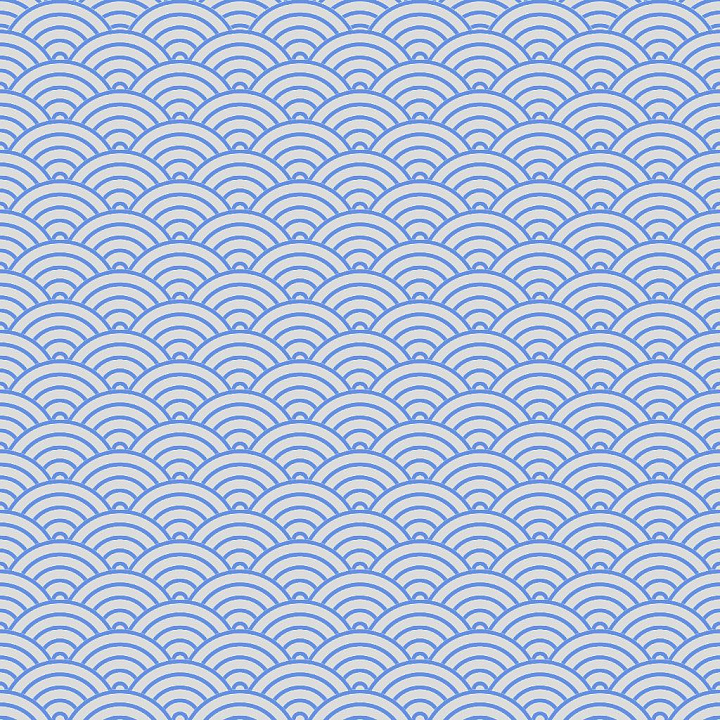 Paper with Japanese Wave Pattern seamless PBR texture preview