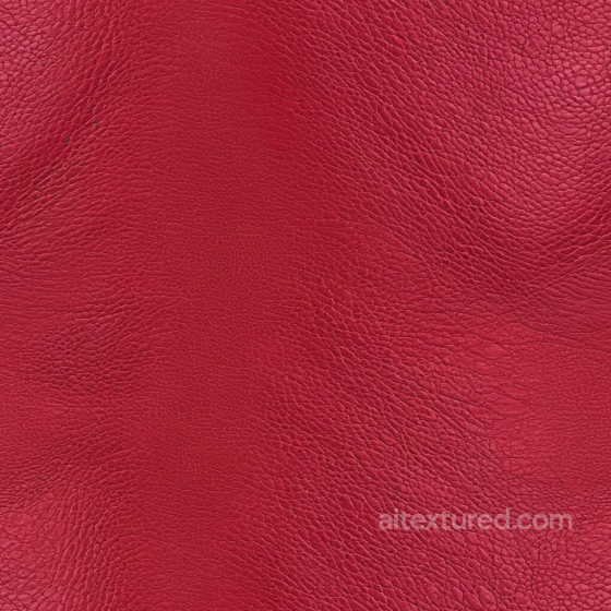 Red Pebbled Grain Leather PBR Texture with Subtle Wrinkles Leather texture preview