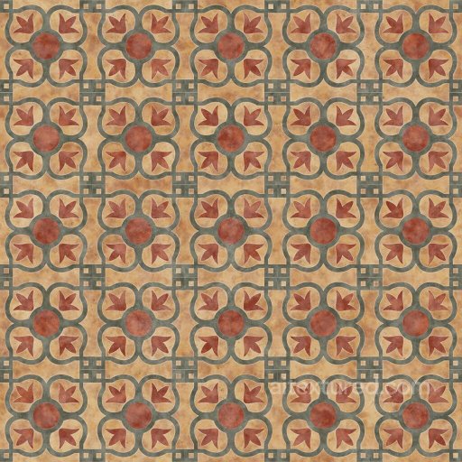 Moroccan Style Floor Tiles | Free PBR seamless Concrete PBR texture