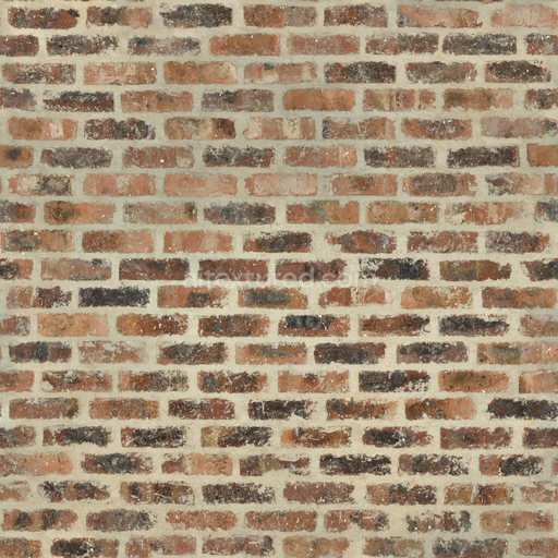 Brick Wall — Brick Bricks Wall Concrete Scratched Brick — PBR seamless 3D texture