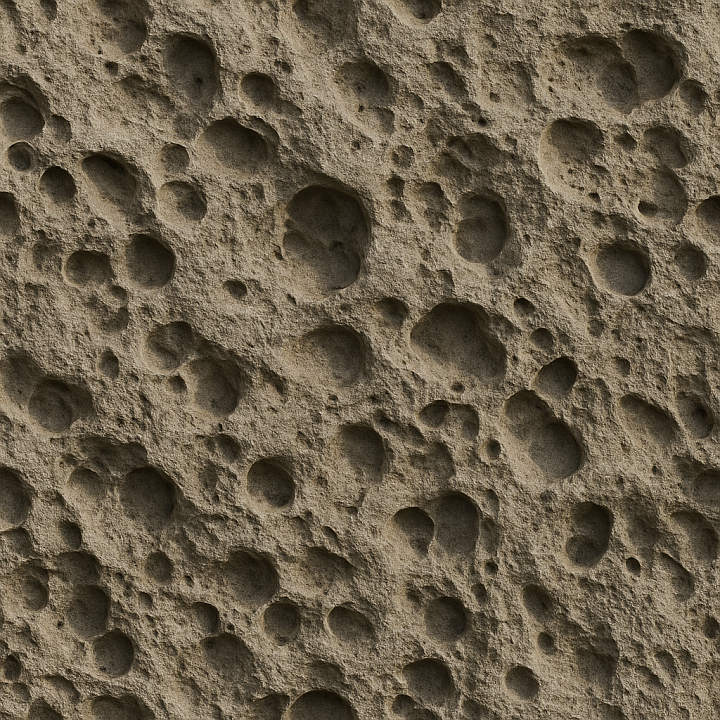 Eroded Stone seamless PBR texture preview