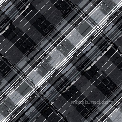 Seamless 3D Polished Steel Metal Plaid Pattern PBR Texture texture preview
