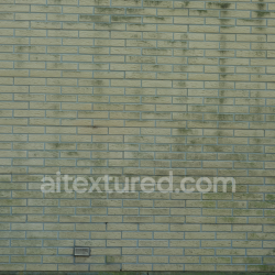 seamless Greenish Brick Wall PBR Texture with Natural Weathering and Surface Marks texture 8k free download PBR