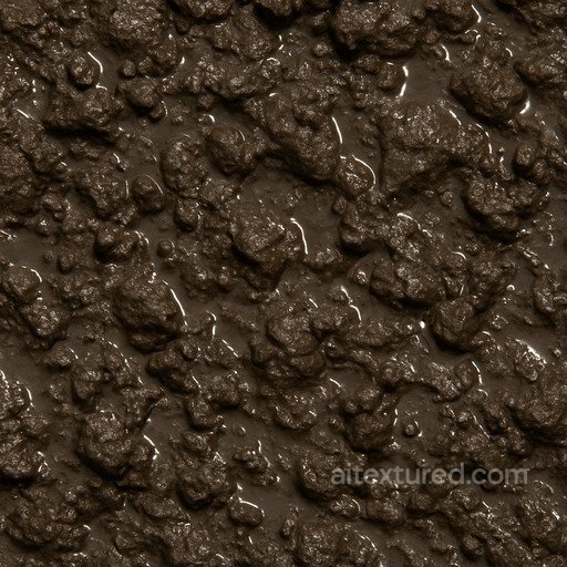 Shiny Wet Soil Seamless Texture seamless Sand-soil PBR texture