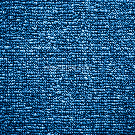 Seamless 3D Textured Denim Fabric PBR Texture with Tight Blue Weave Pattern